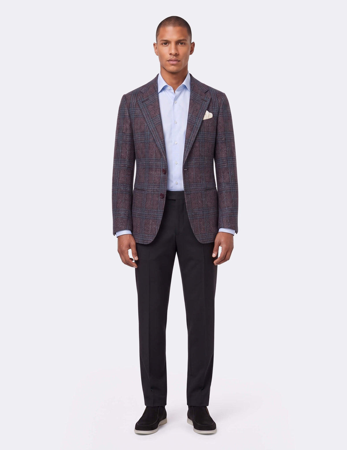 The Velmoro Plum Single-Breasted Jacket - Samir Bachkami