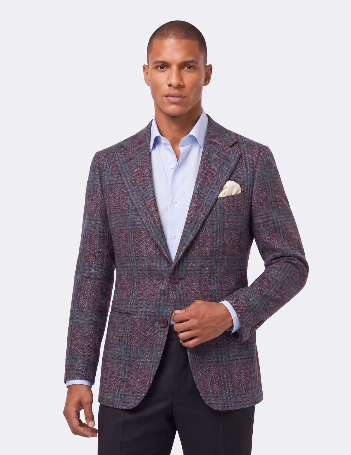 The Velmoro Plum Single-Breasted Jacket - Samir Bachkami