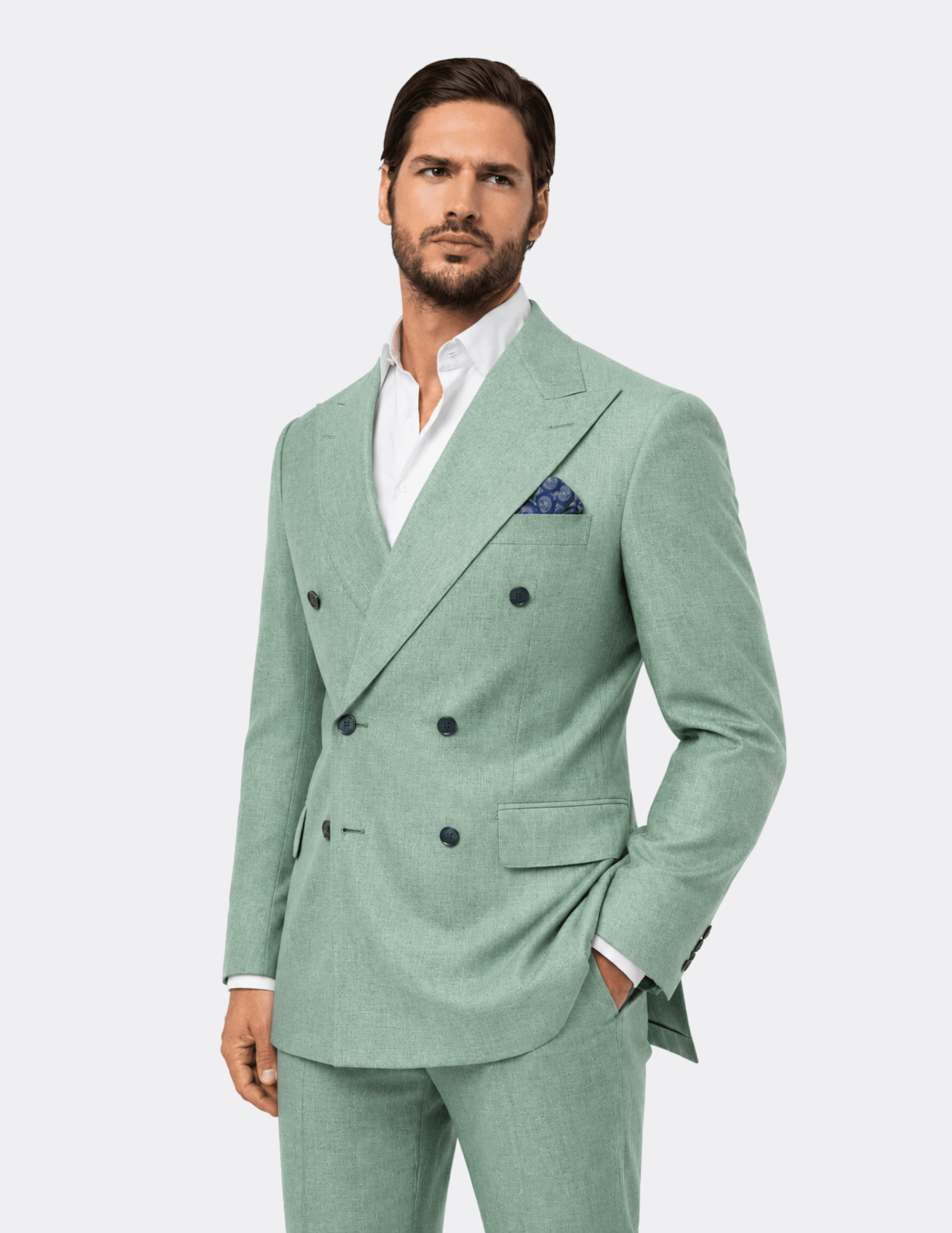 The Verona Double - Breasted Suit - Samir Bachkami