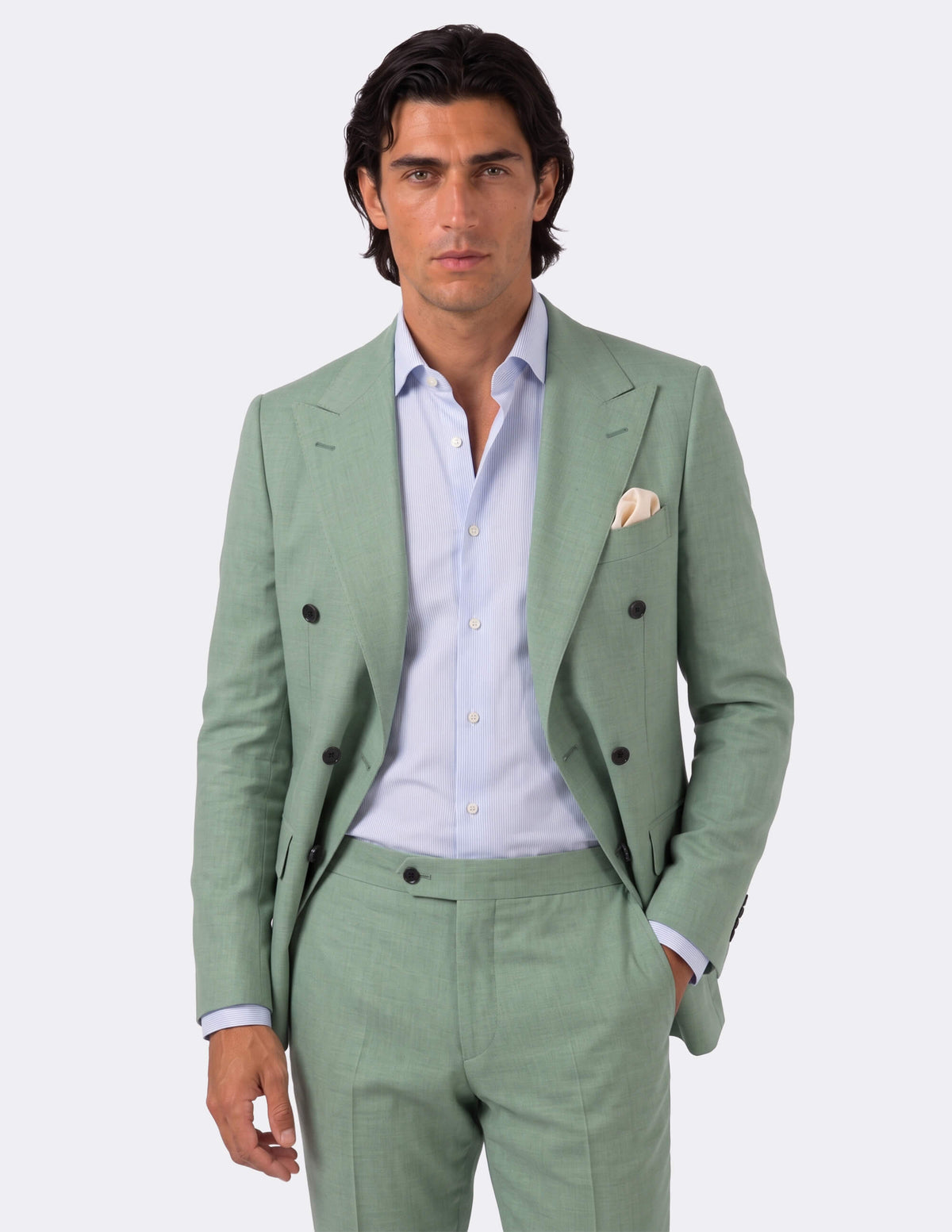 The Verona Double-Breasted Suit - Samir Bachkami