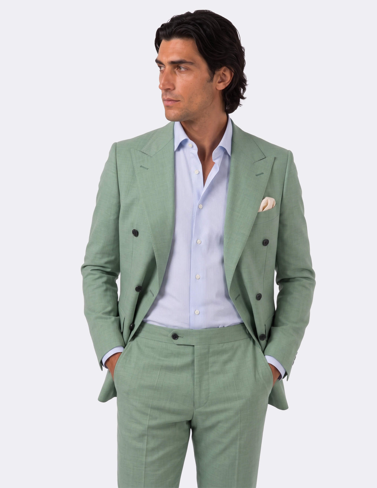 The Verona Double-Breasted Suit - Samir Bachkami