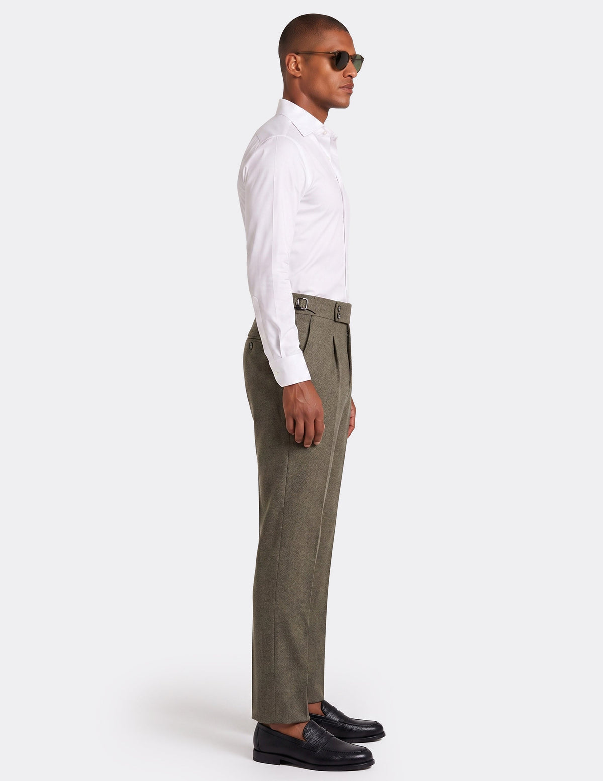 The Verona Olive DB Trousers - Samir Bachkami