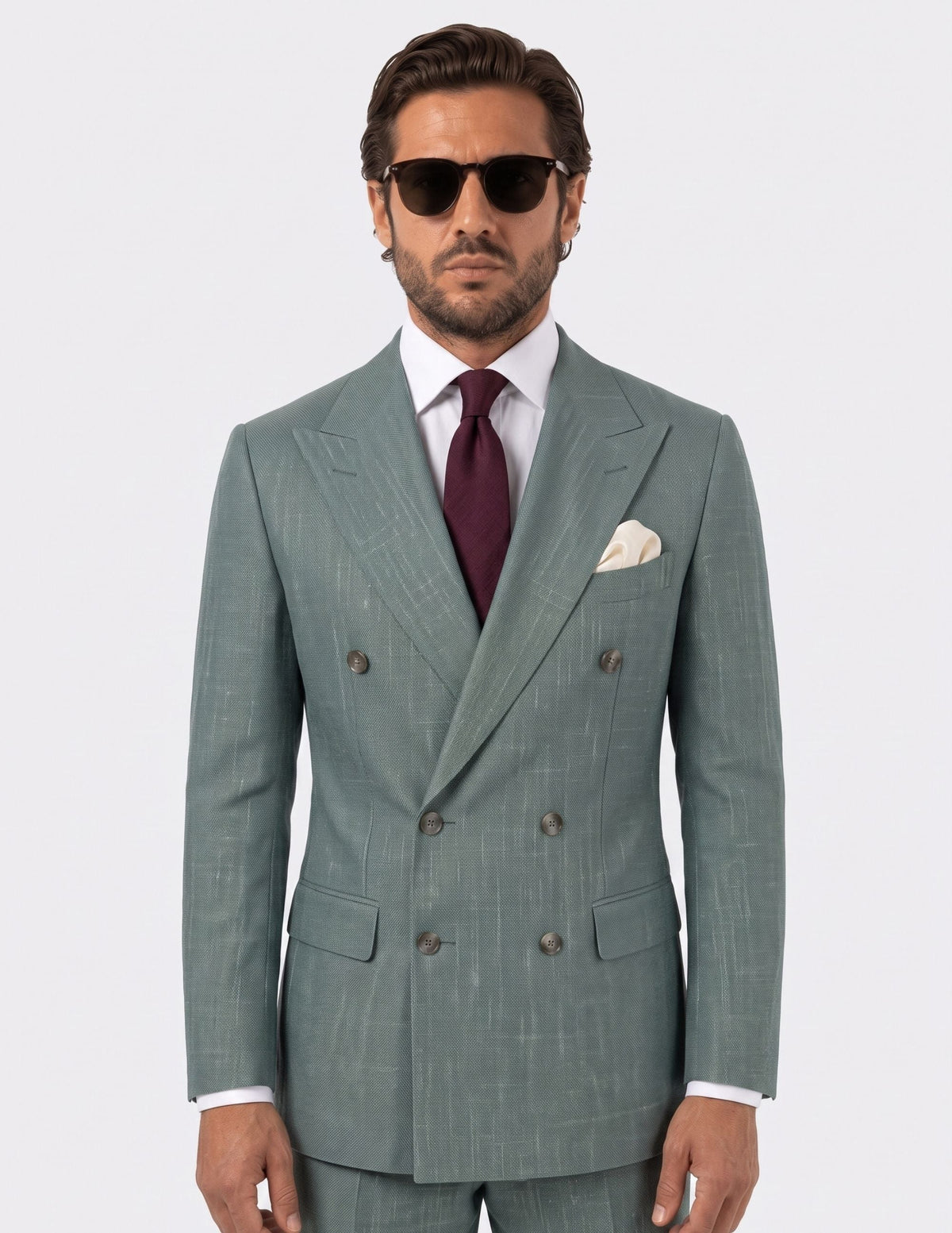 The Virello Sage Double-Breasted Jacket - Samir Bachkami