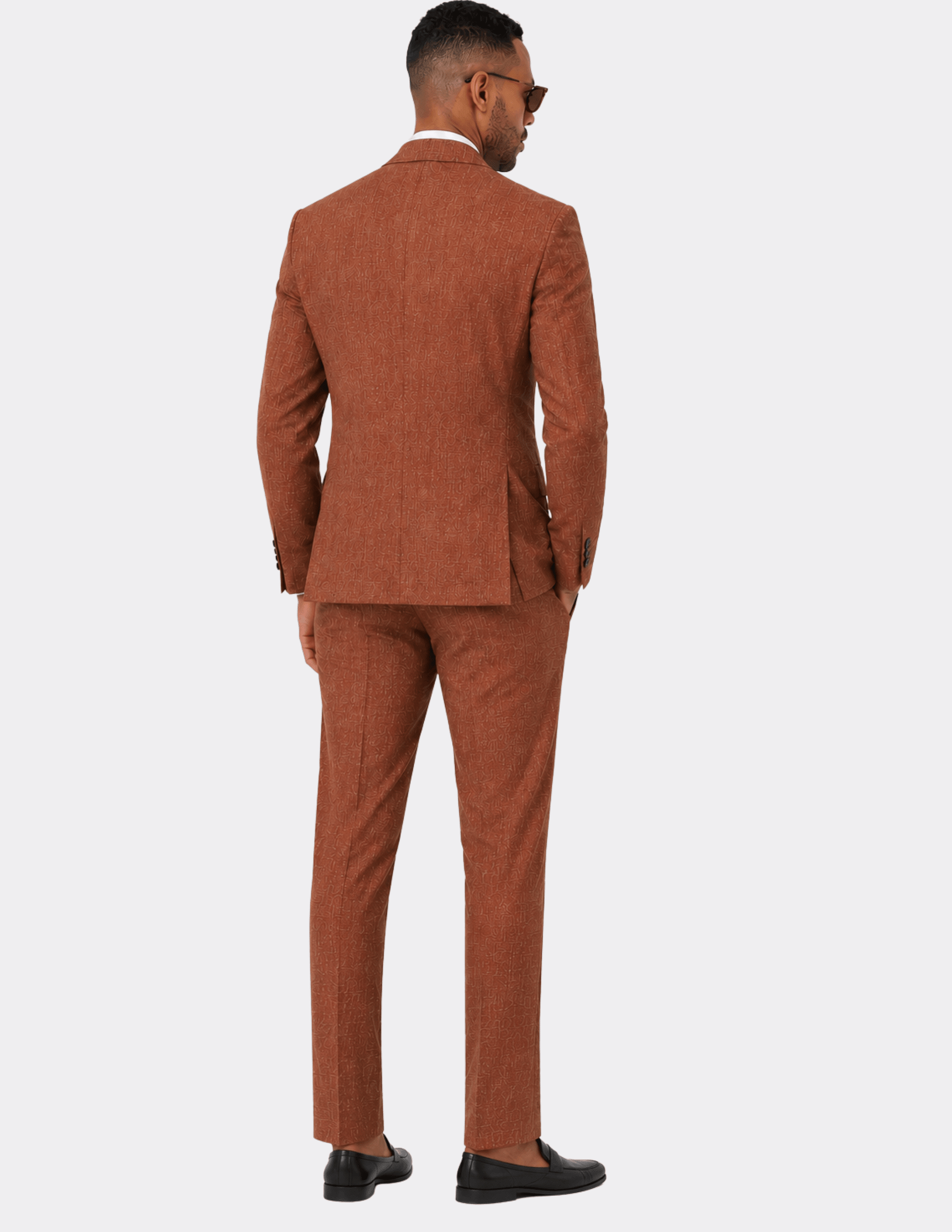 Tuscan Clay Single Breasted Suit - Samir Bachkami