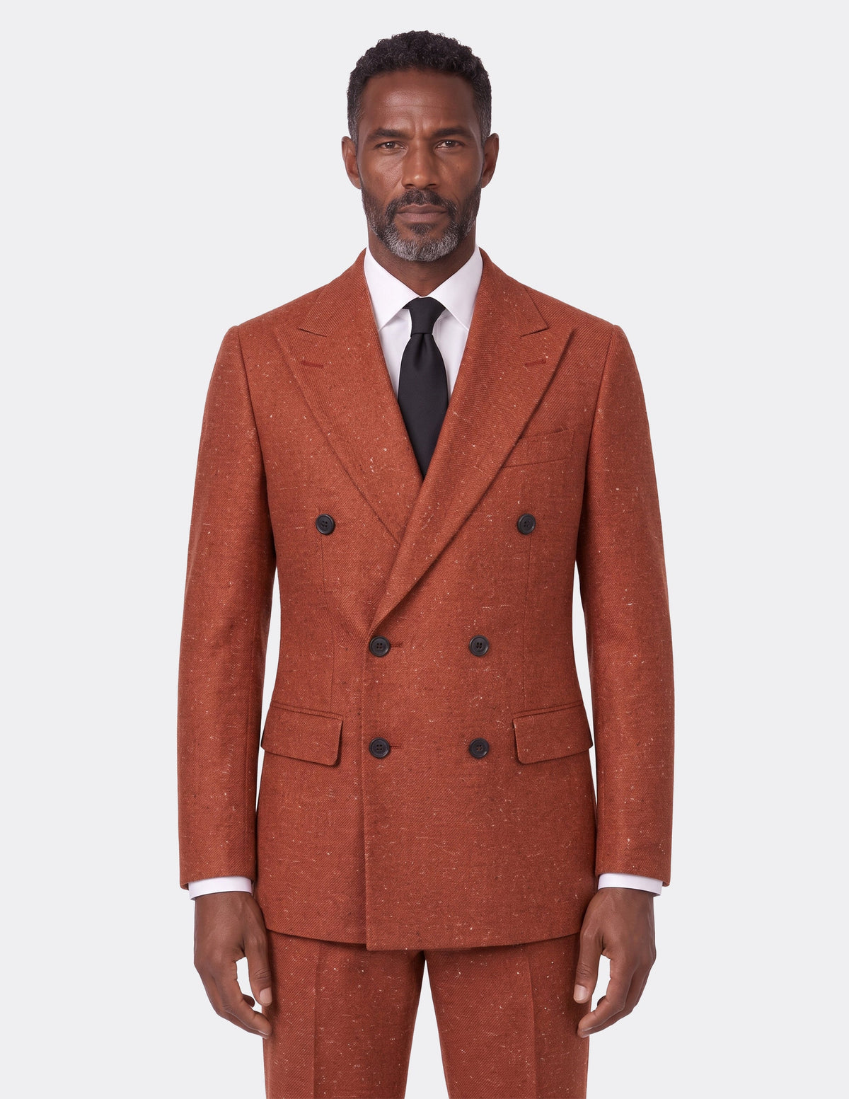 Tuscan Ember Breasted Suit - Samir Bachkami