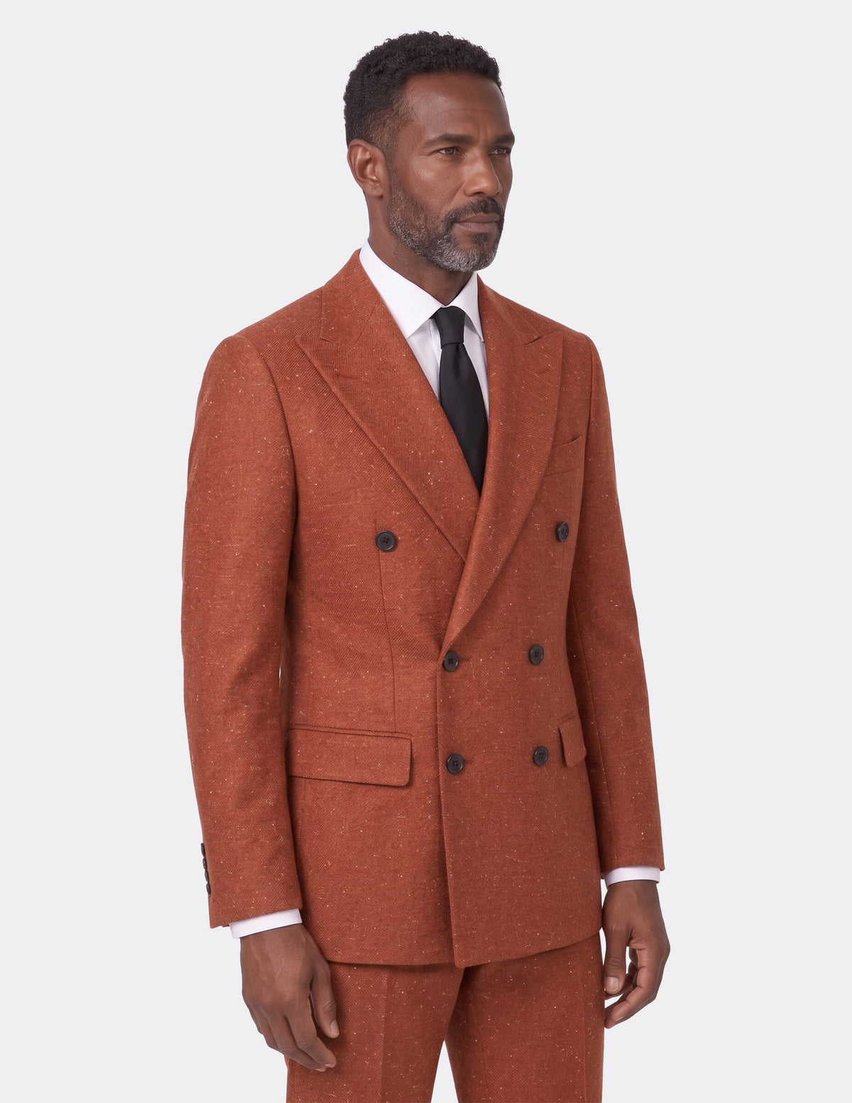 Tuscan Ember Breasted Suit - Samir Bachkami