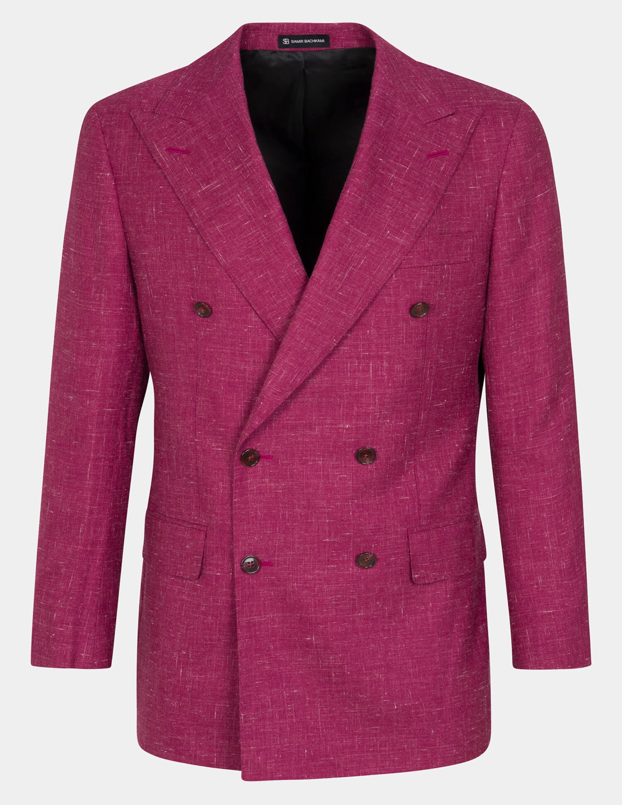 Tuscan Ruby Double Breasted Suit - Samir Bachkami