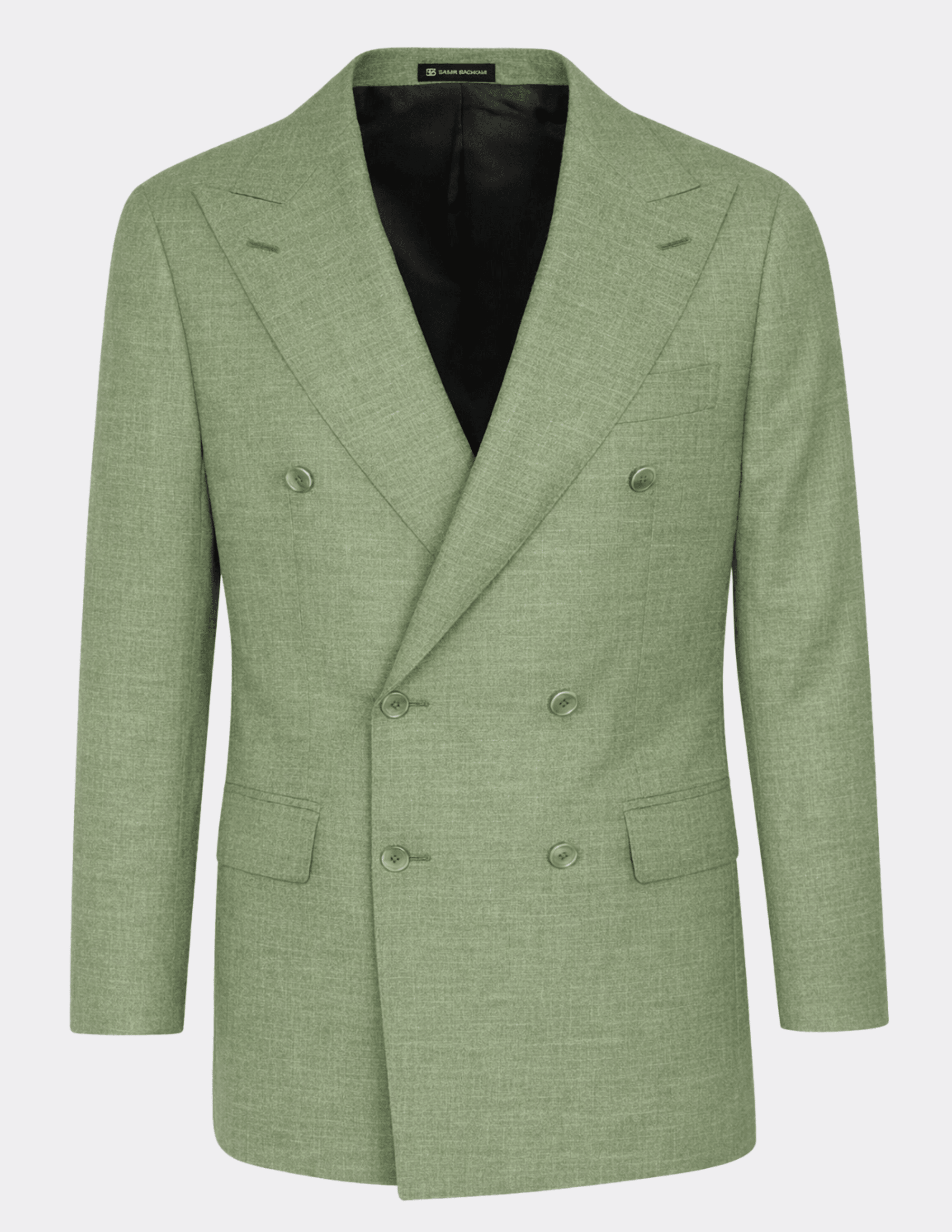 Tuscan Sage Double Breasted Suit - Samir Bachkami
