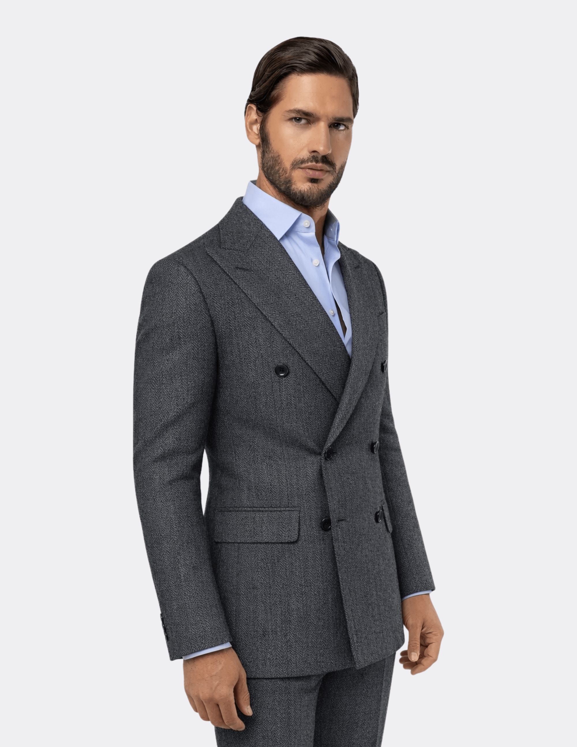 Verde Mare Double Breasted Suit - Samir Bachkami