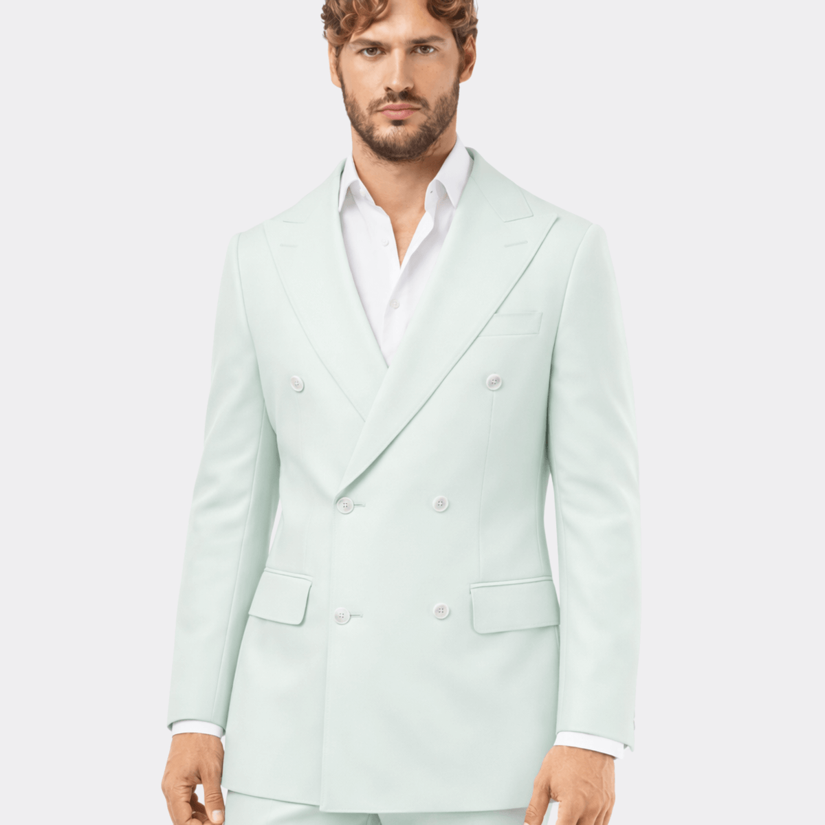 Verona Mint Double Breasted Suit