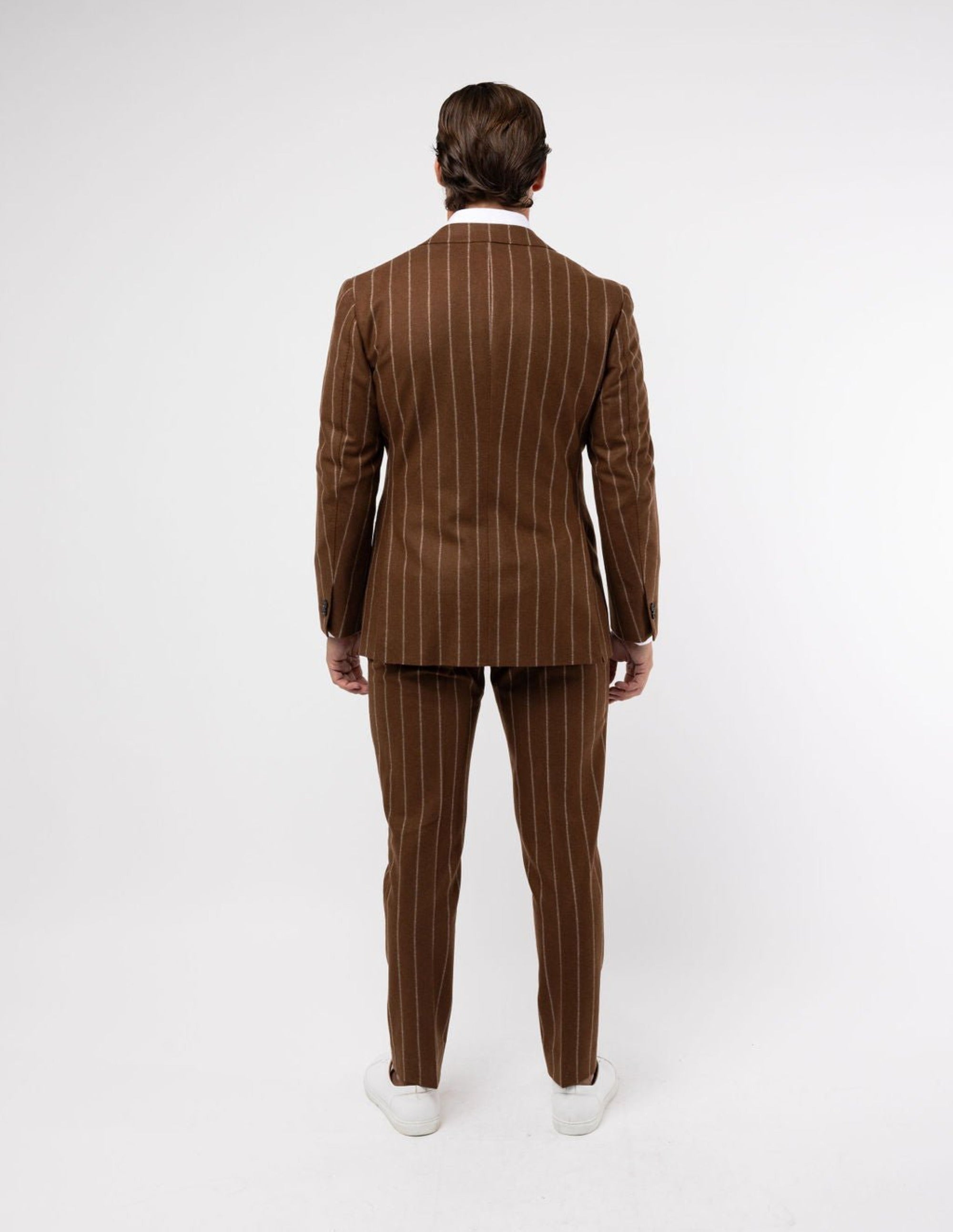 Bisonte Off-white Single Breasted Suit - Samir Bachkami