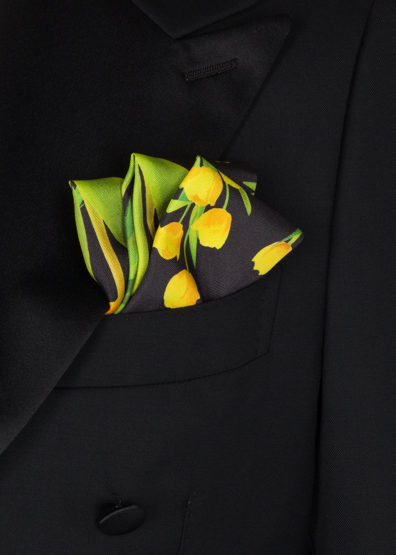 Black Tulips Handkerchief - Samir Bachkami