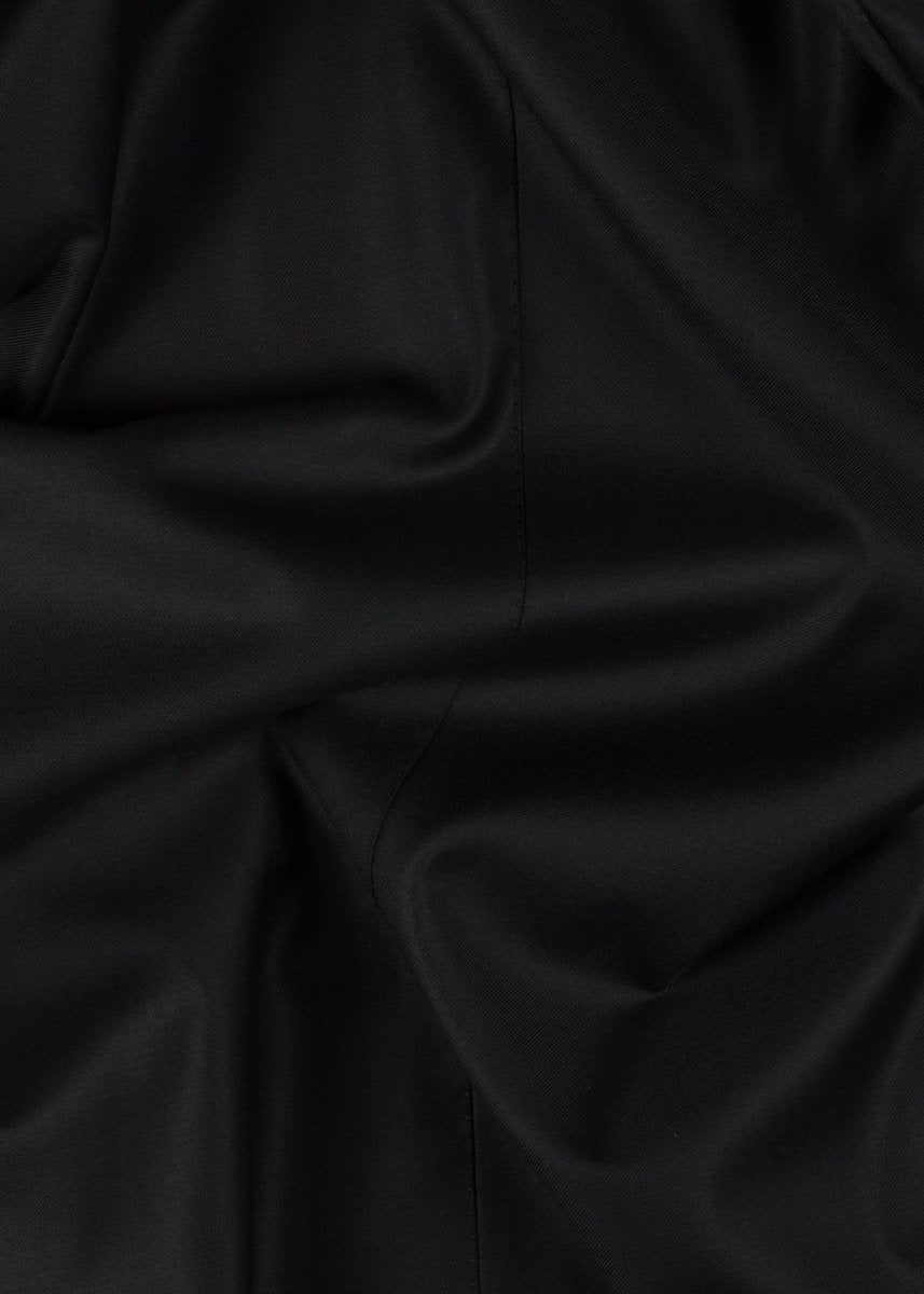 Black Wool Cashmere Shorts - Samir Bachkami
