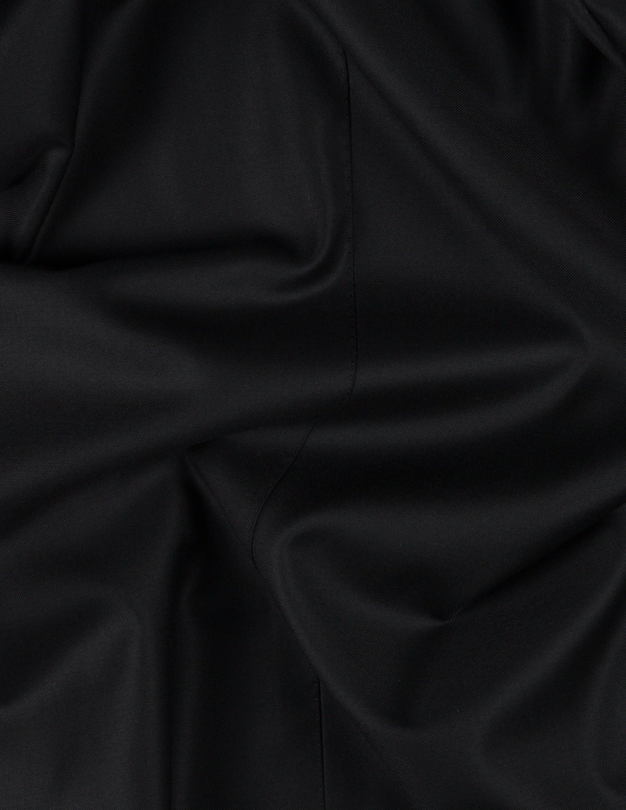 Black Wool Cashmere Trousers - Samir Bachkami