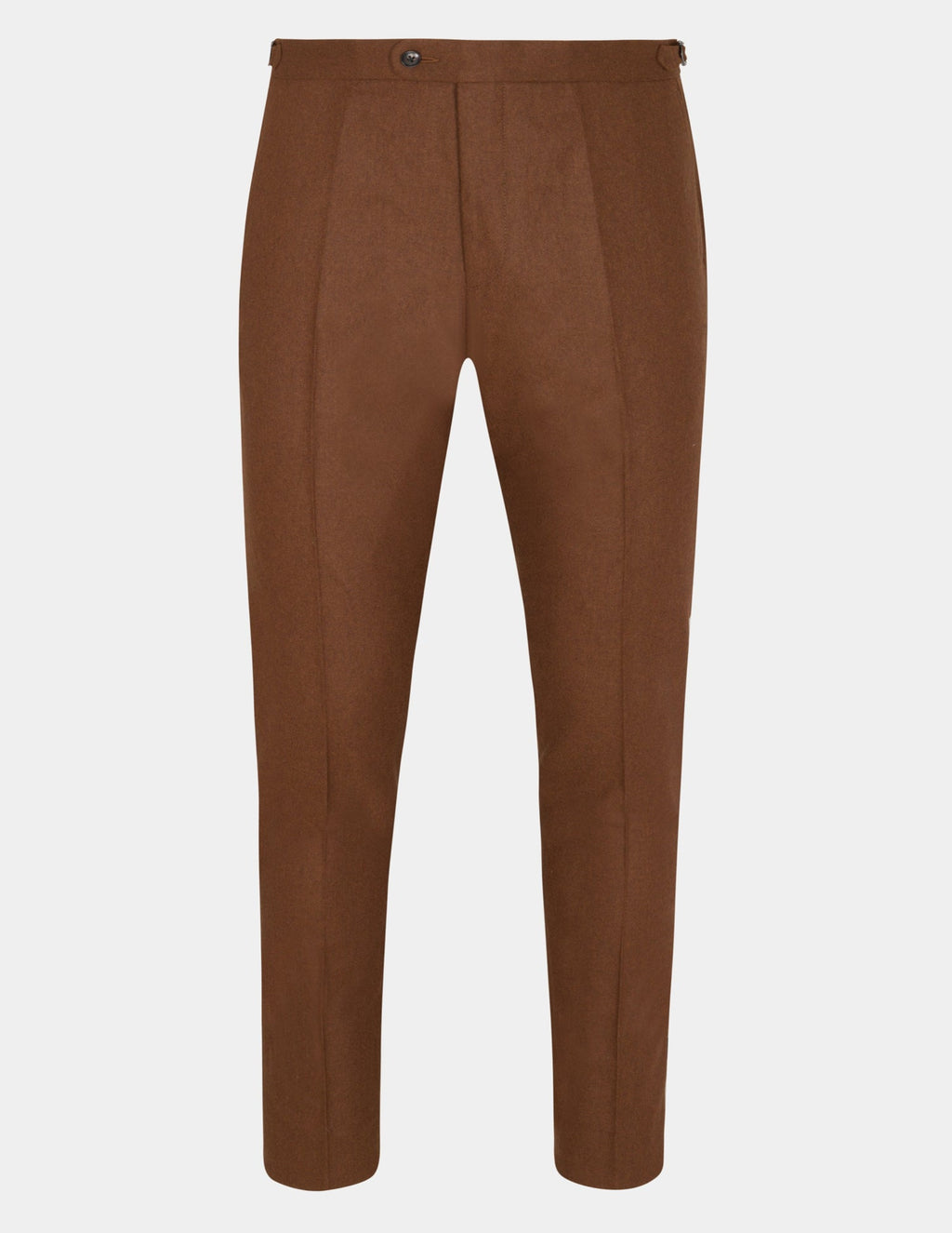 TROUSERS WOOL CASHMERE - LIGHT BROWN