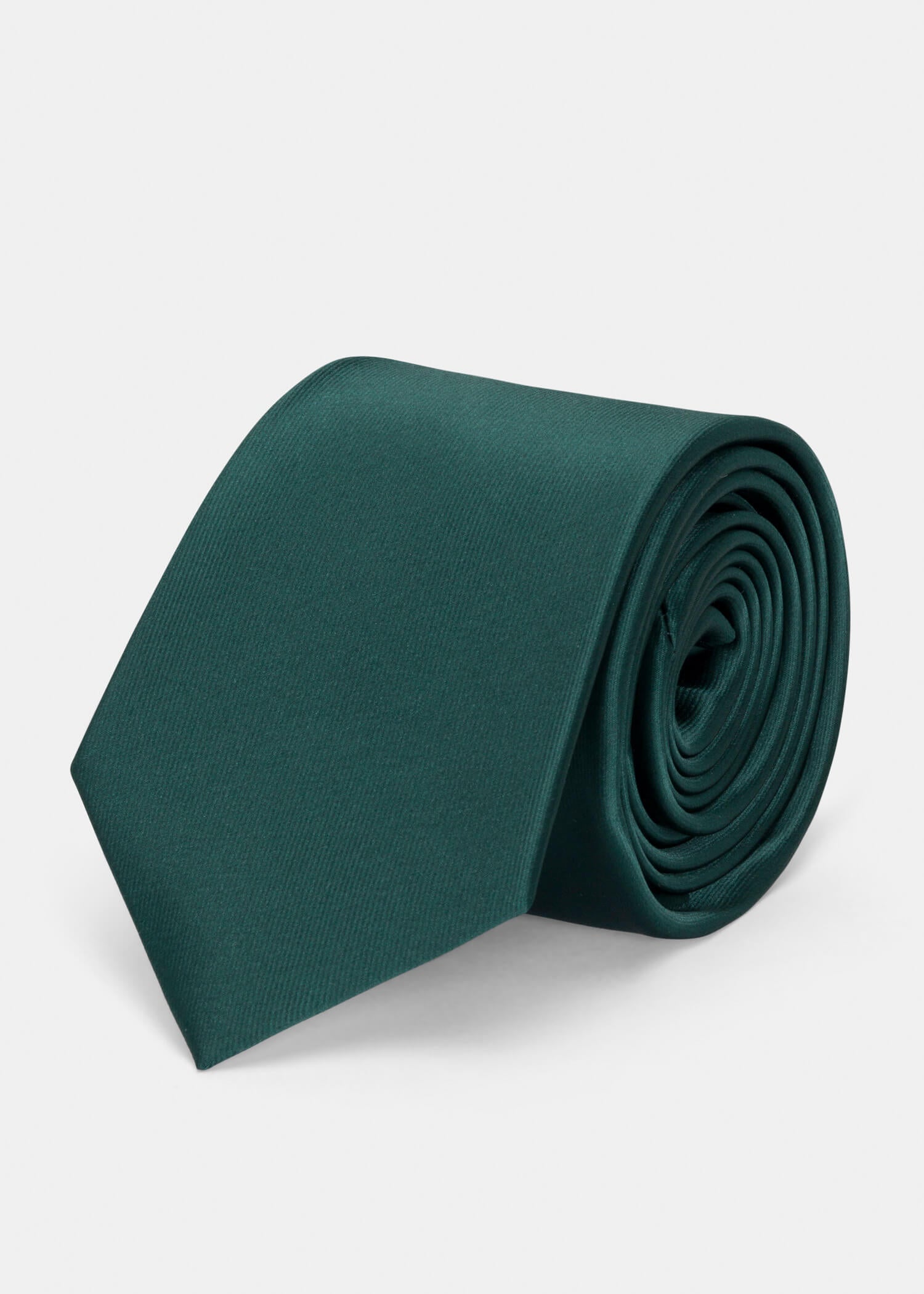 Green Plain Tie - Samir Bachkami