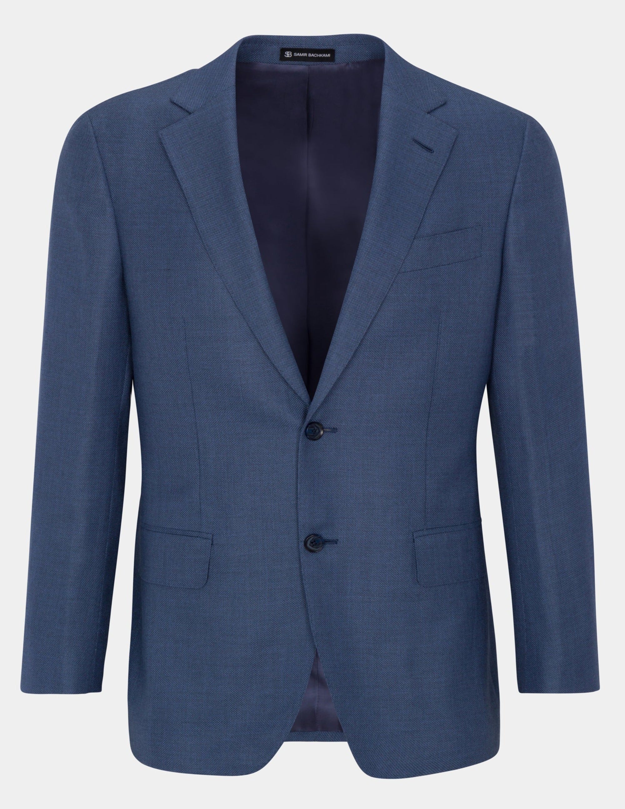Light Blue Single Breasted Suit - Samir Bachkami