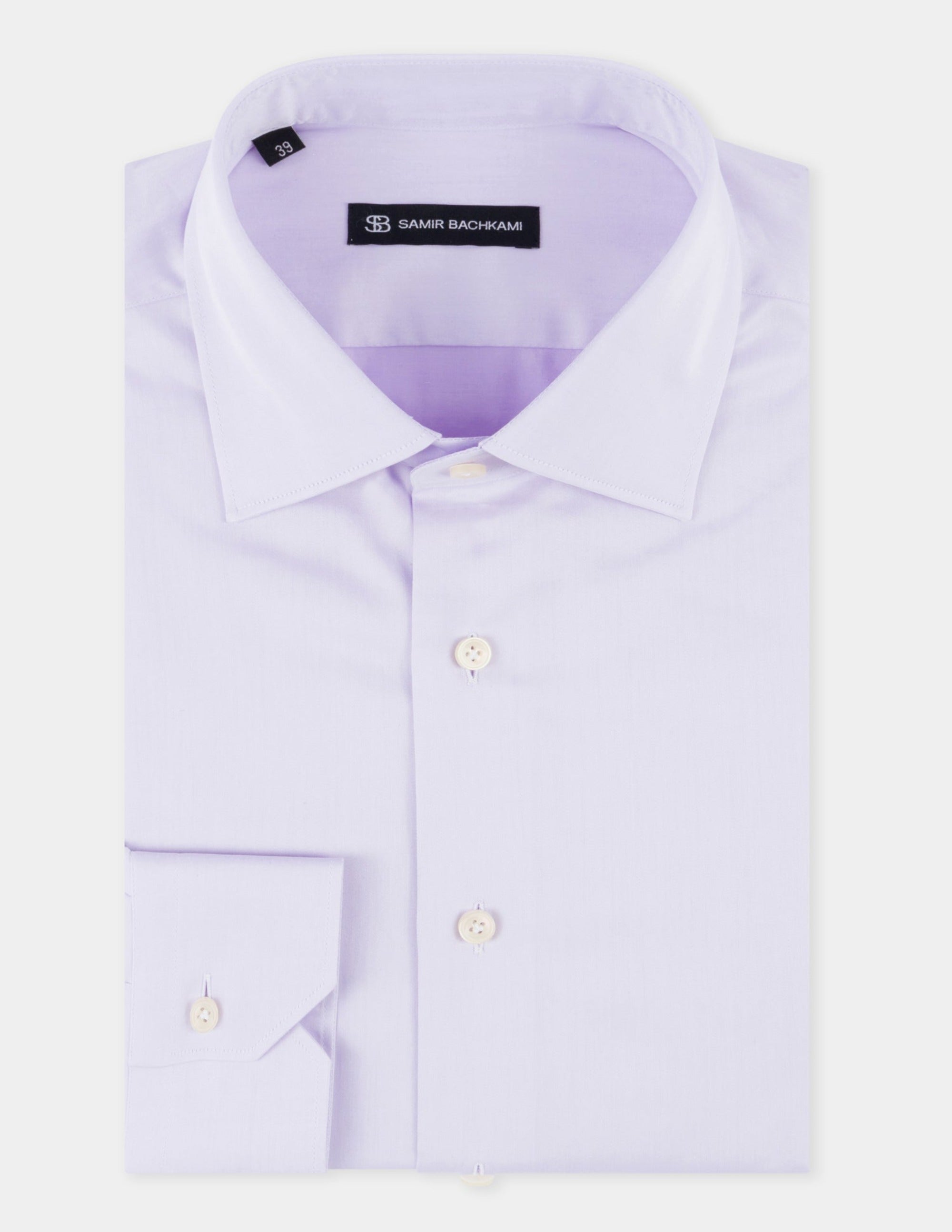 Light Purple Slim Fit Shirt - Samir Bachkami
