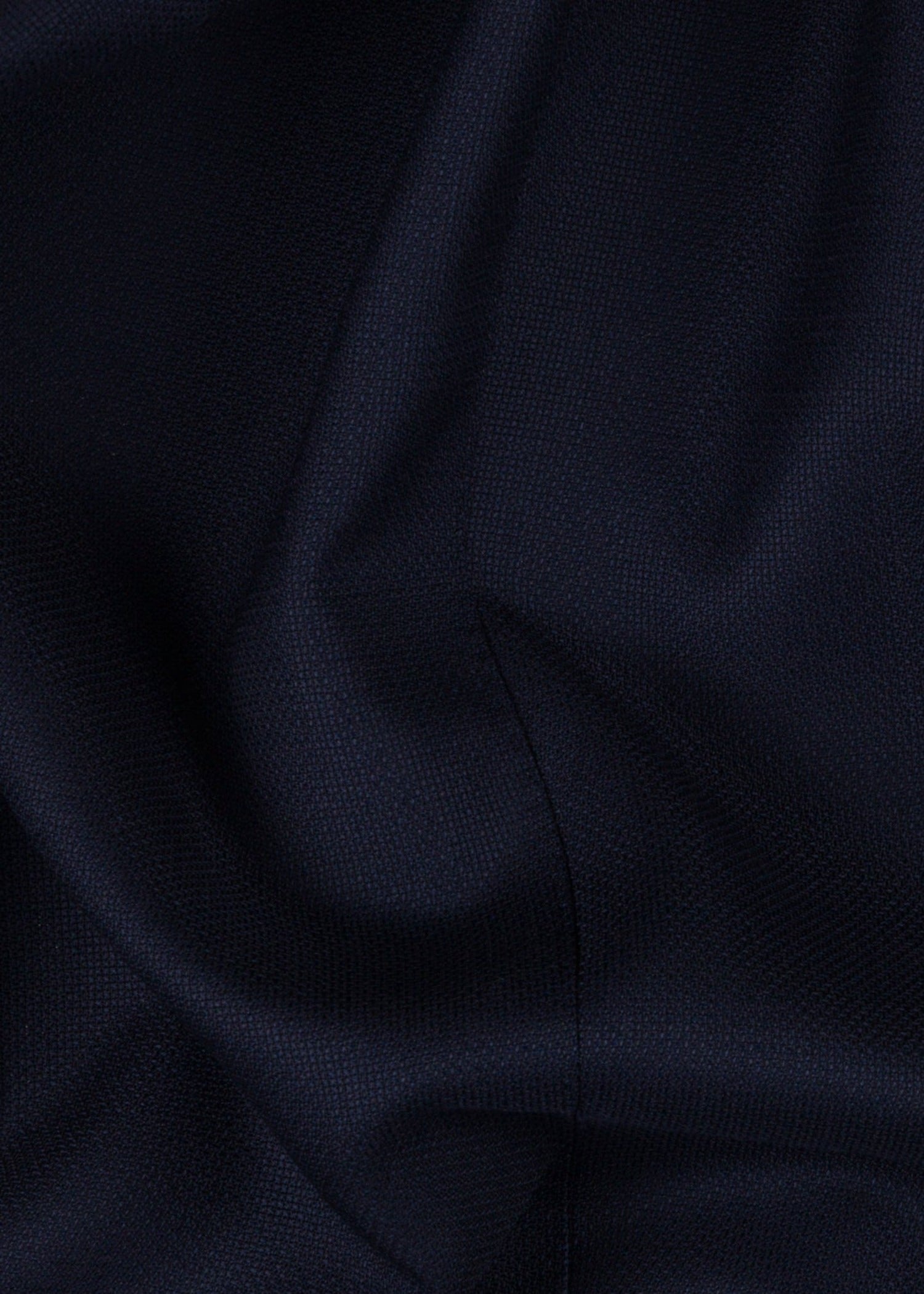 Navy Blue Single-Breasted Jacket - Samir Bachkami