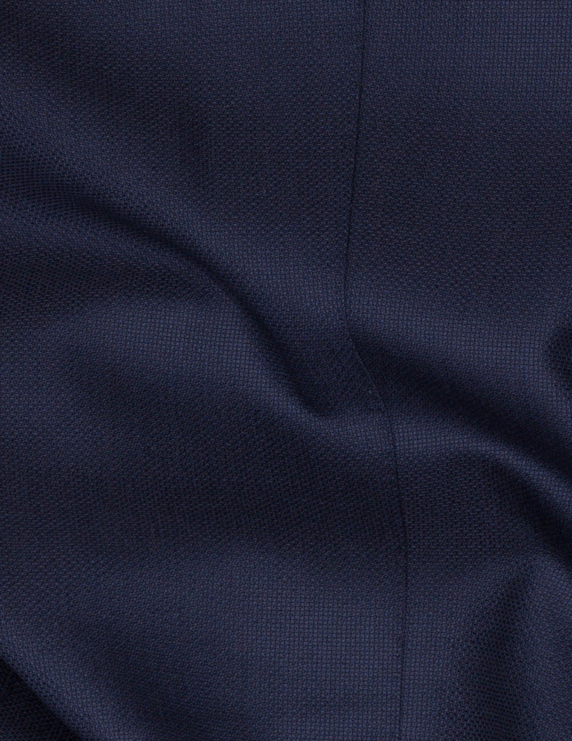 Navy Blue Wool Trousers - Samir Bachkami