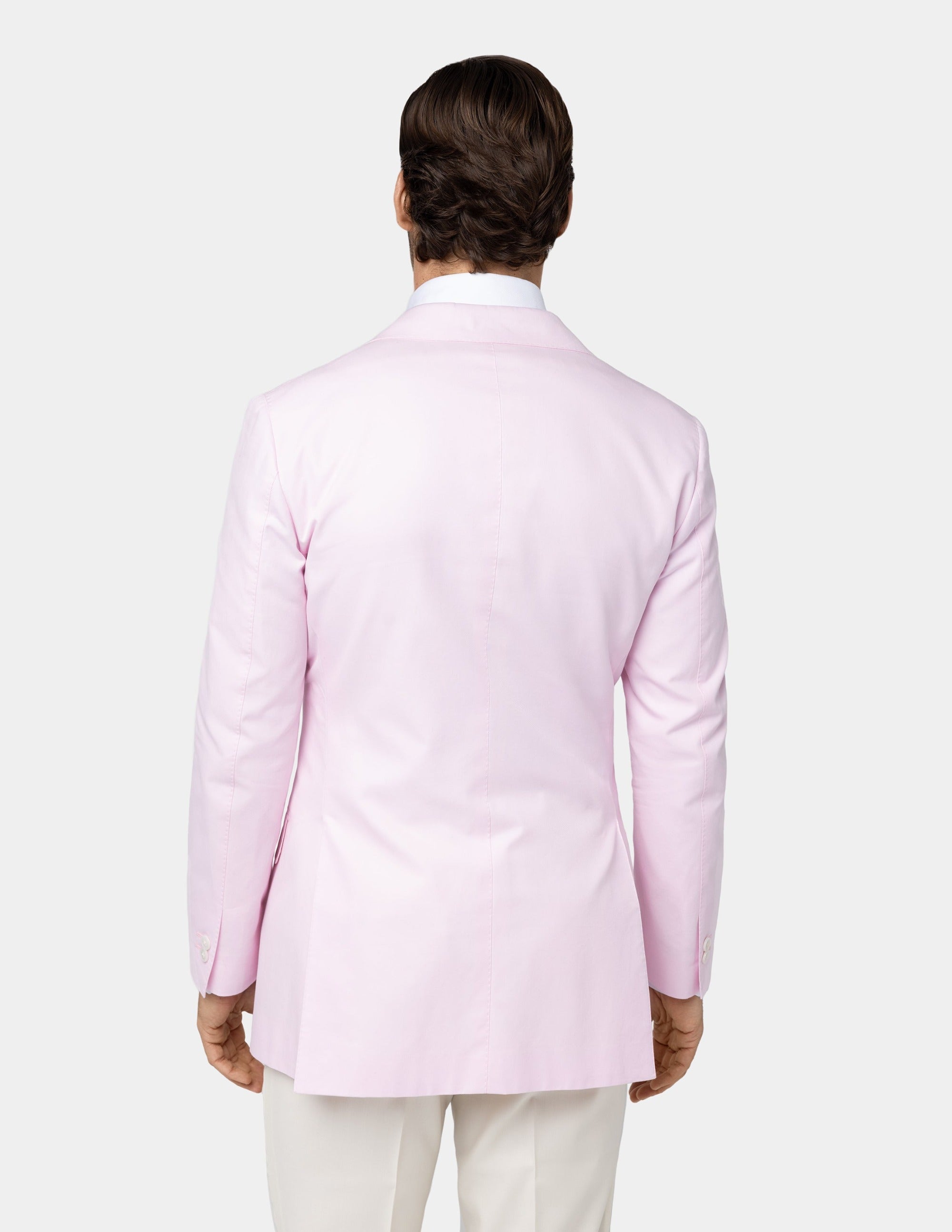 Pink Double-Breasted Jacket - Samir Bachkami
