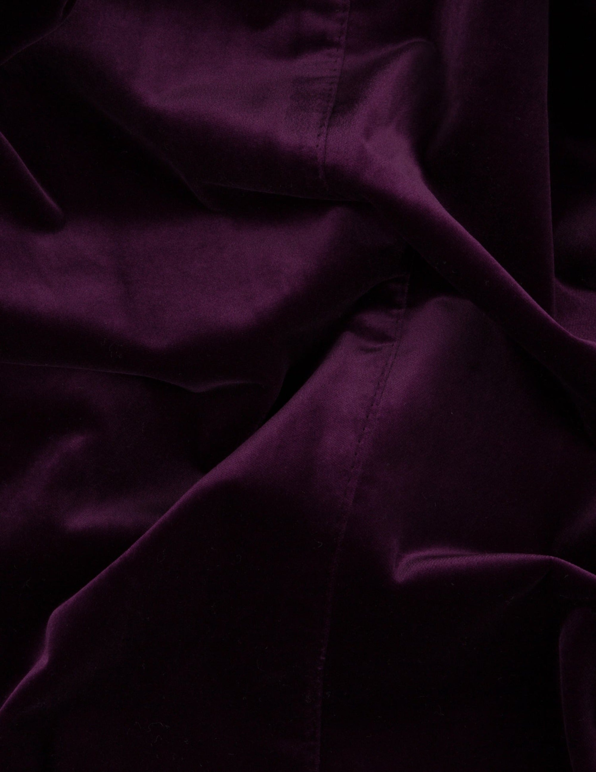 Purple Velvet Single Breasted Jacket - Samir Bachkami