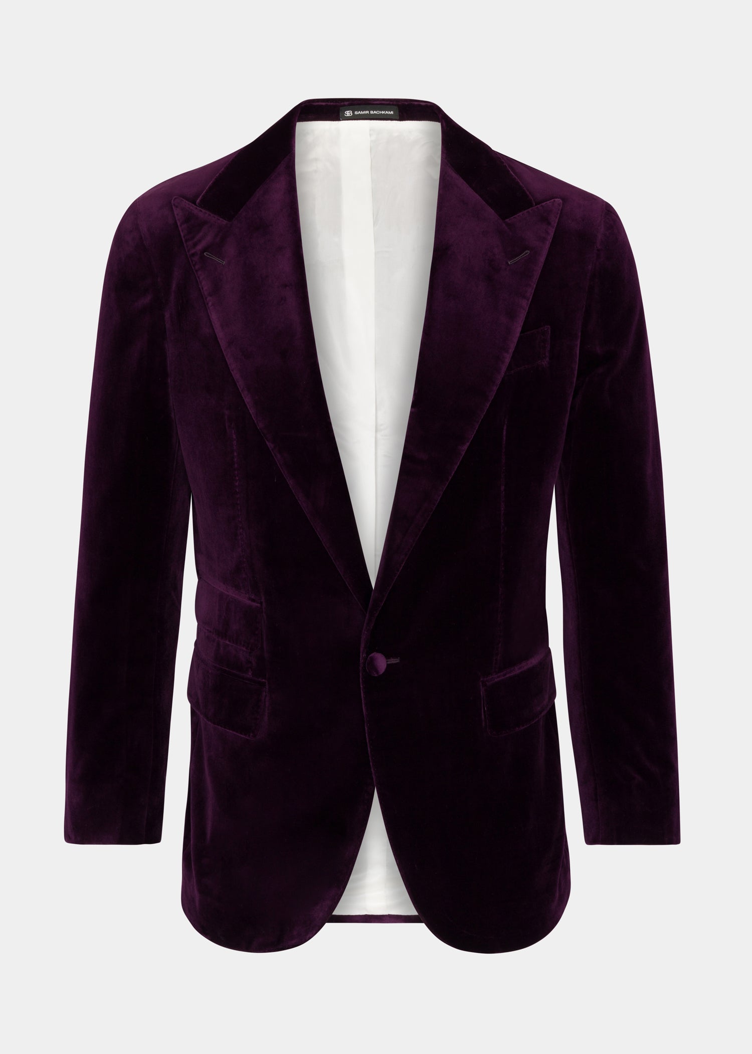 Velvet shop purple coat