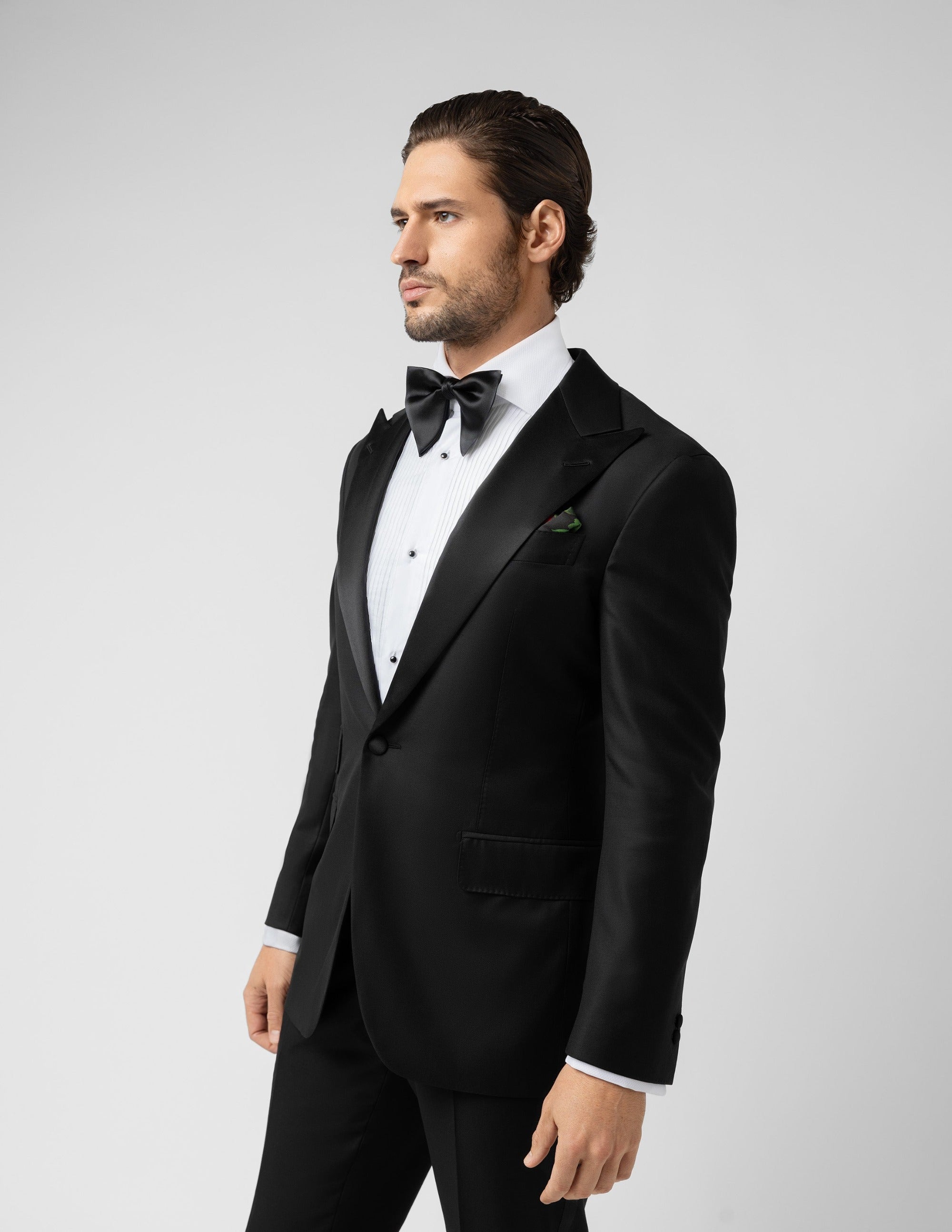 Single-Breasted Tuxedo Suit - Samir Bachkami