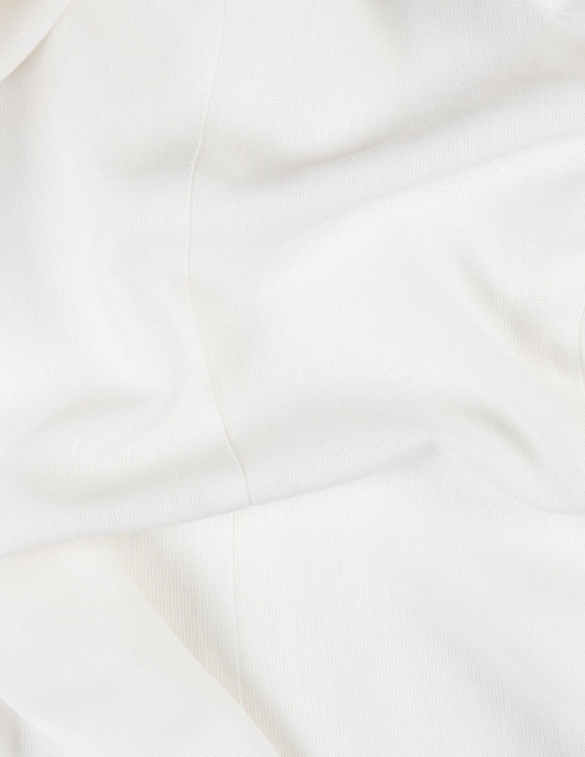 White Linen Single Breasted Jacket - Samir Bachkami